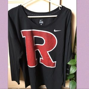 NIKE RUTGERS UNIVERSITY LONG SLEEVE TEE